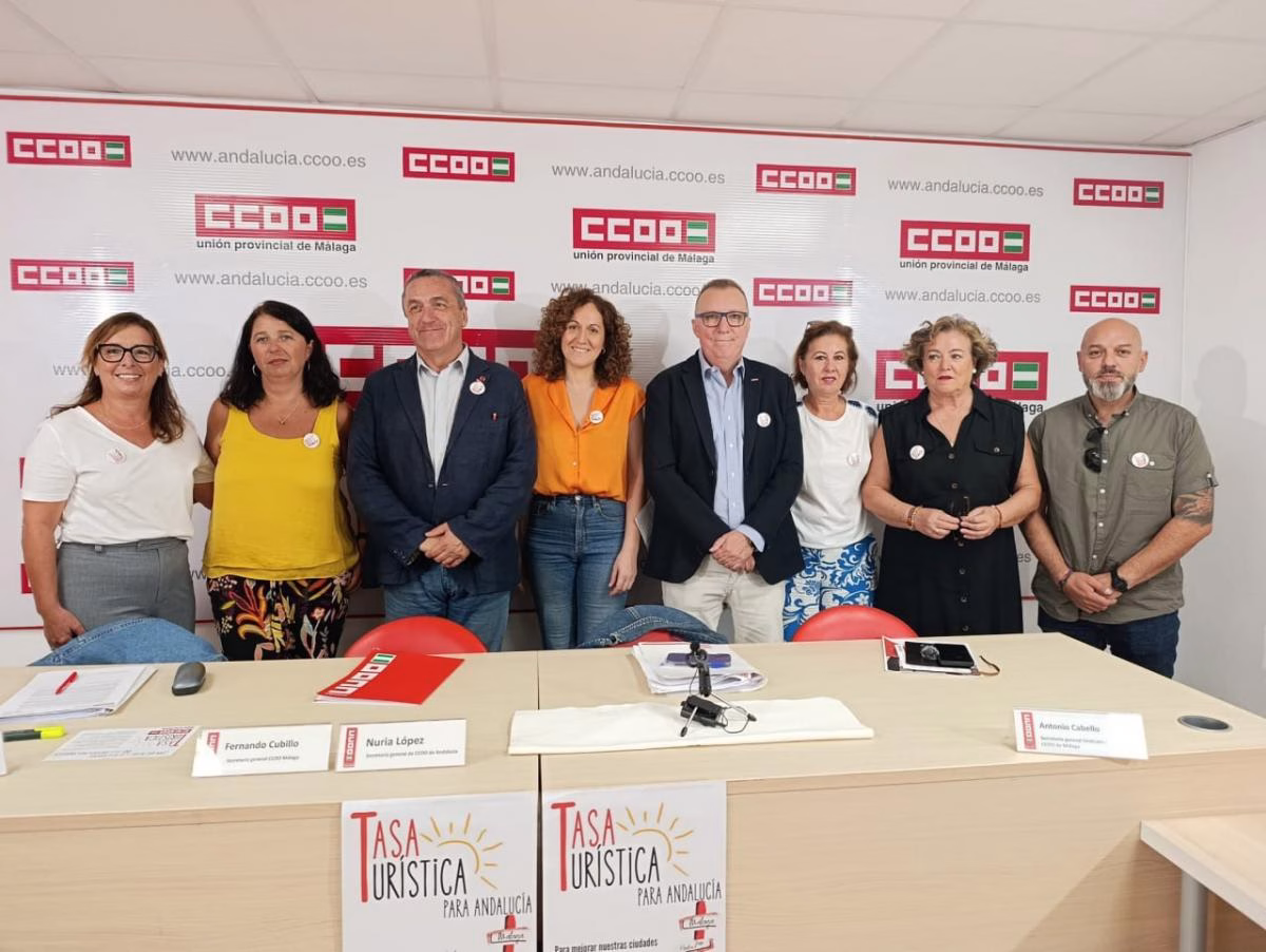 CCOO reclama la tasa turística para Andalucía y critica la Ley de Turismo que propone el Gobierno andaluz: ?De sostenible solo tiene el apellido?