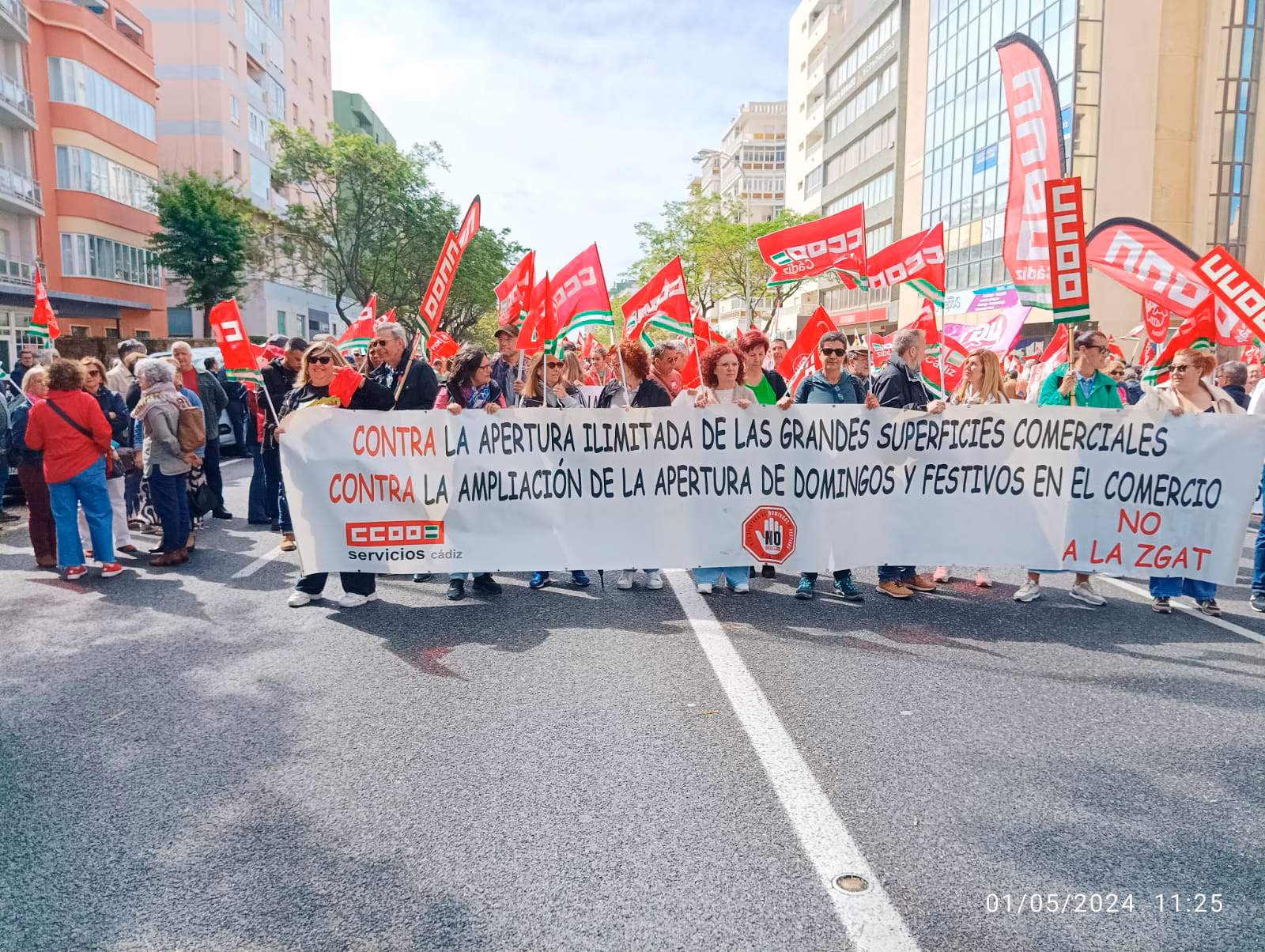 CCOO celebra que el Gobierno andaluz haya decidido poner fin administrativamente a la Zona de Gran Afluencia Turística (ZGAT) en Jerez